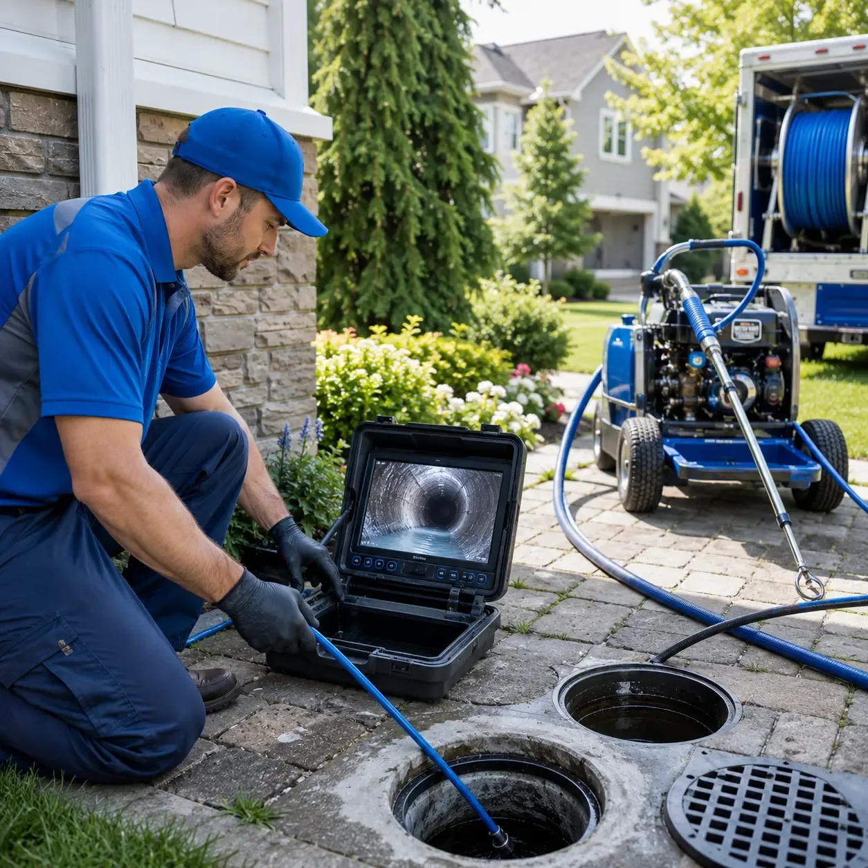 Outdoor drain cleaning professionals serving Baldwin, GA