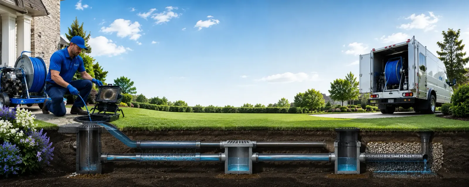 Outdoor drain cleaning information for Baldwin, GA